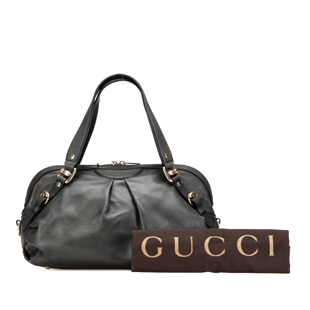 Gucci Leather Bridle Satchel - Image 14