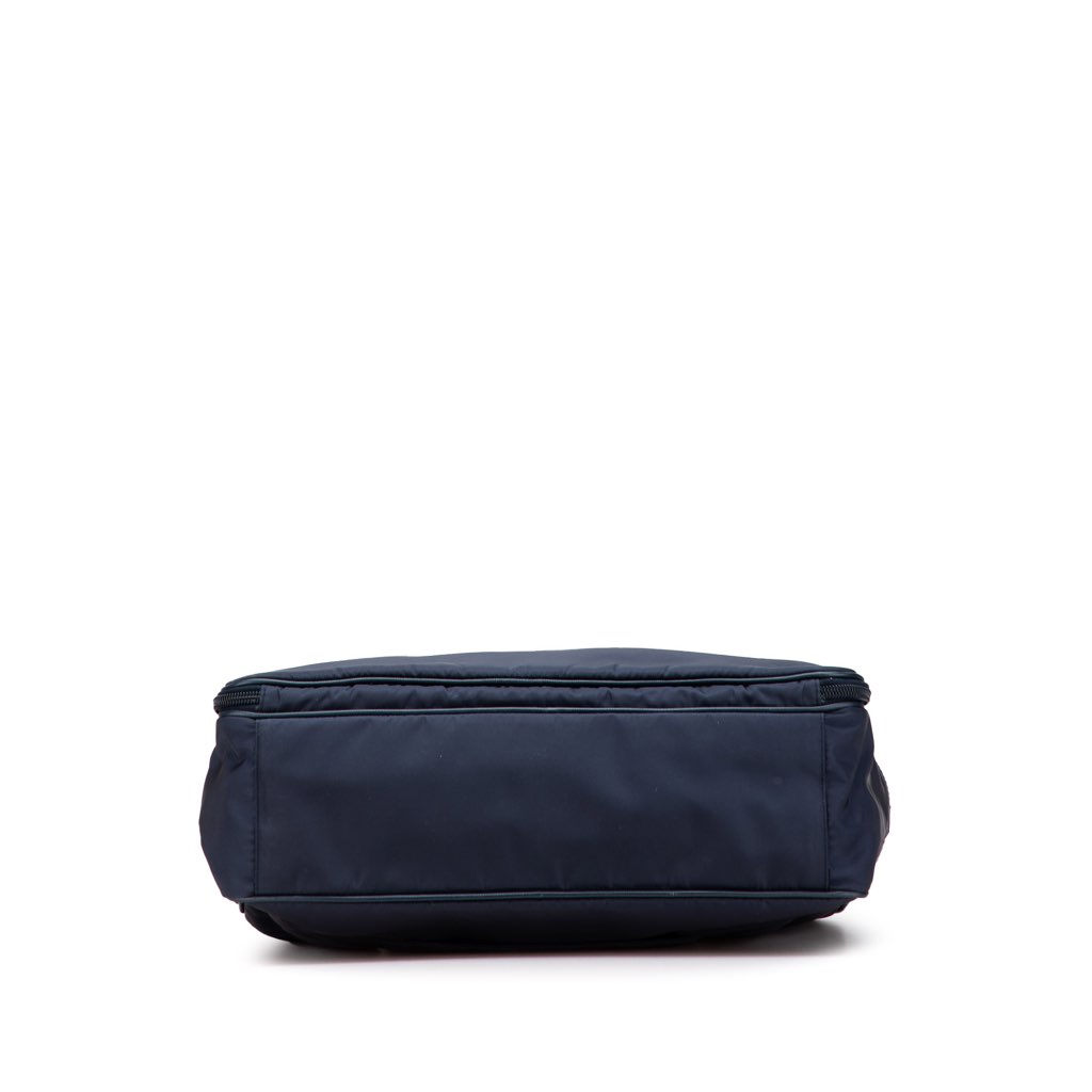 Prada Saffiano Trimmed Tessuto Business Bag - 3
