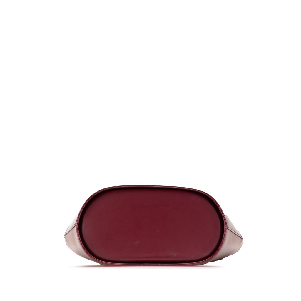 Burberry House Check Canvas Trimmed Leather Handbag - 3