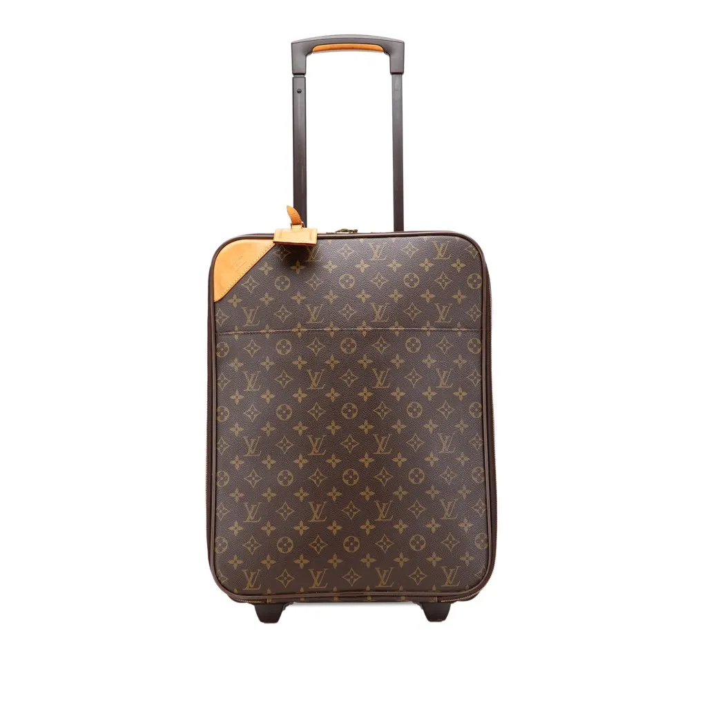 Louis Vuitton Monogram Pegase 45 Brown Canvas Good - Front View