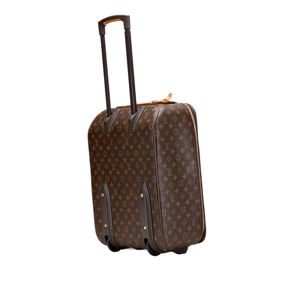 Louis Vuitton Monogram Pegase 45 Brown Canvas Good - Back View