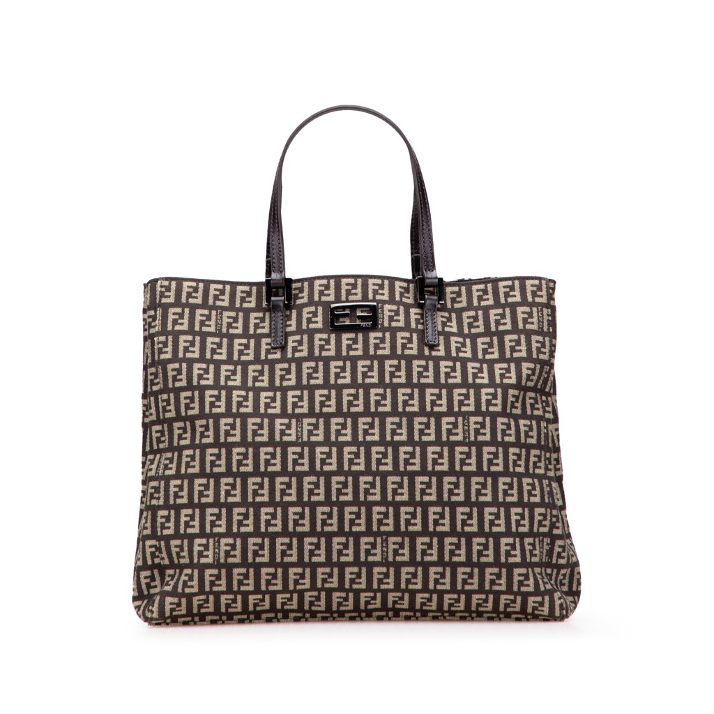 Fendi Zucchino Canvas Tote