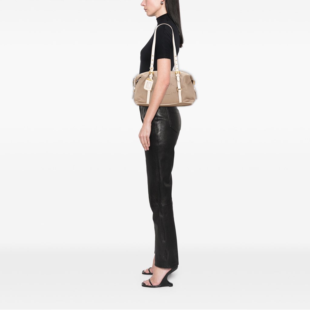 Prada Canvas Canapa Logo Shoulder Bag - Image 13