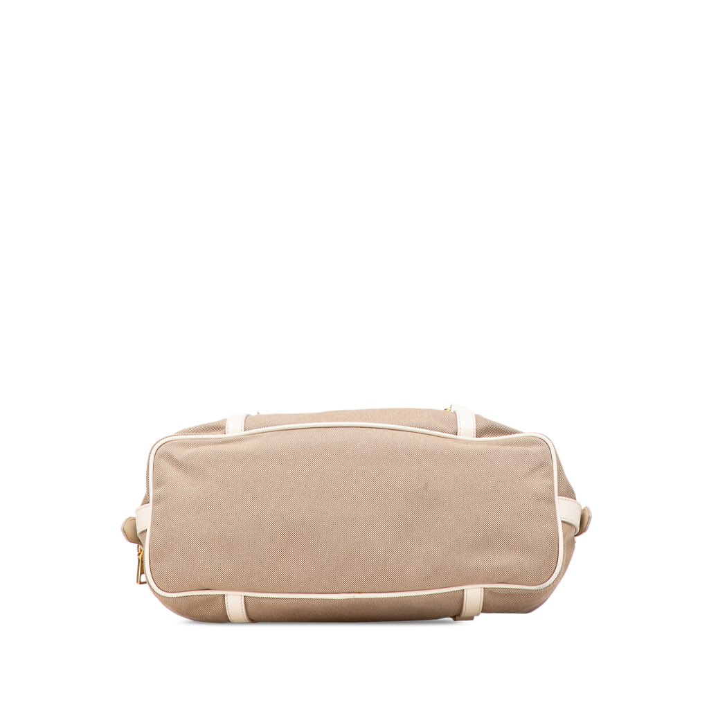 Prada Canvas Canapa Logo Shoulder Bag - Image 6