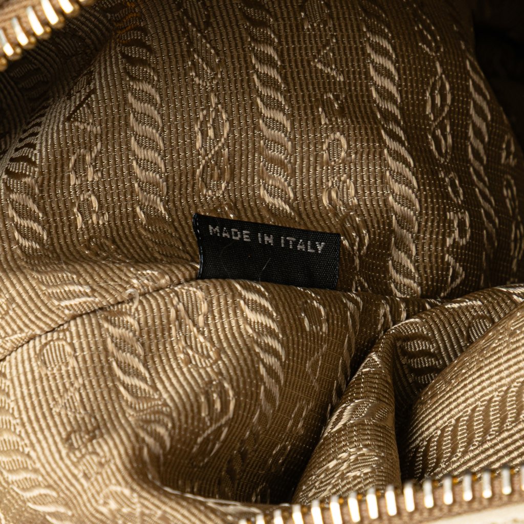 Prada Canvas Canapa Logo Shoulder Bag - Detail 1