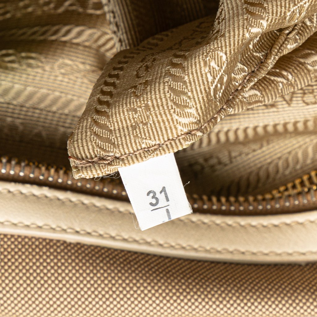 Prada Canvas Canapa Logo Shoulder Bag - Detail 2