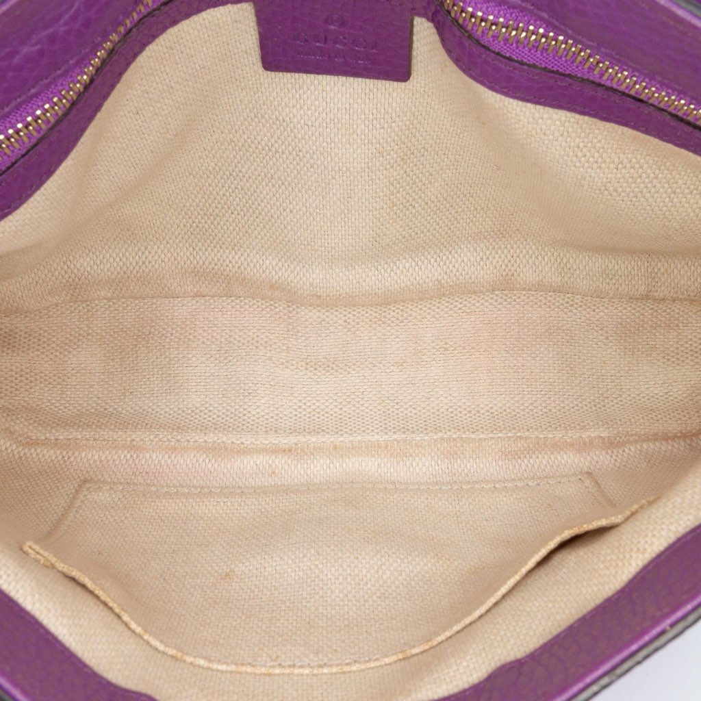 Gucci Medium Leather Soho Chain Flap Crossbody - 4