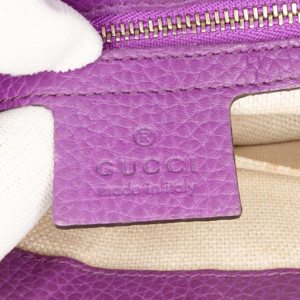 Gucci Medium Leather Soho Chain Flap Crossbody - 5