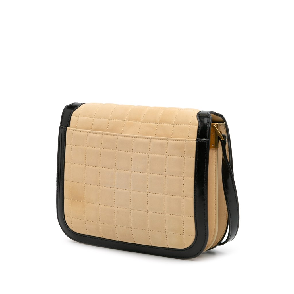 Saint Laurent Medium Quilted Suede Monogram Solferino Crossbody - 2