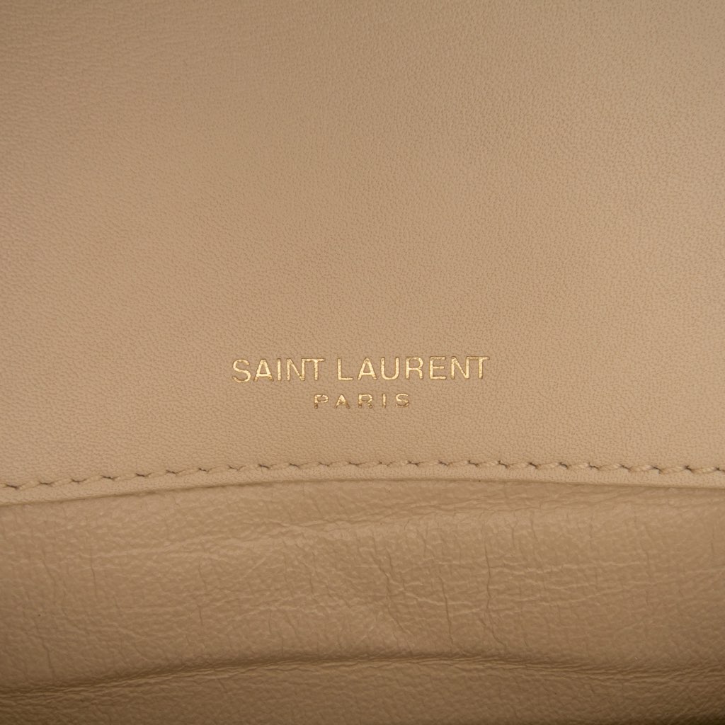 Saint Laurent Medium Quilted Suede Monogram Solferino Crossbody - 5