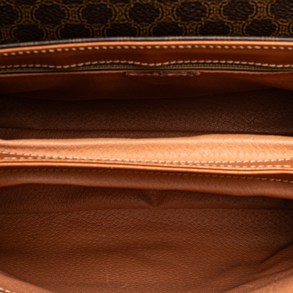 Celine Macadam Coated Canvas Handbag - 4