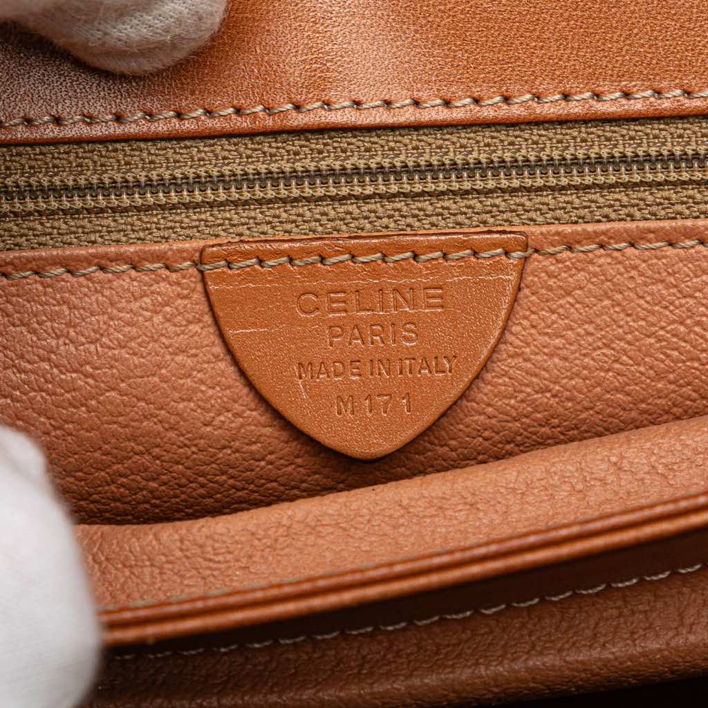 Celine Macadam Coated Canvas Handbag - 5