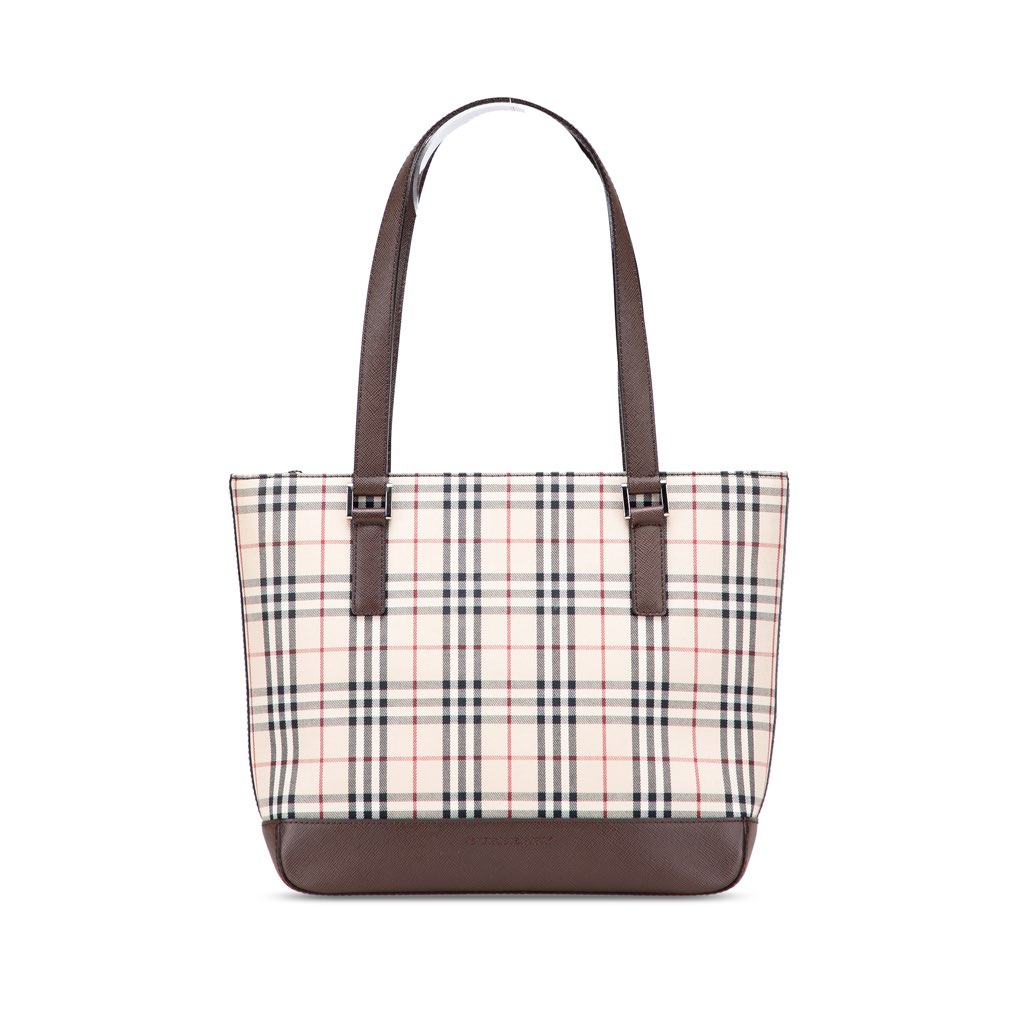 Burberry House Check Canvas Tote