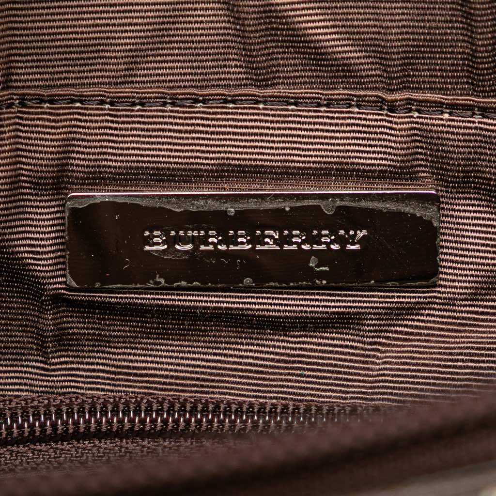 Burberry House Check Canvas Tote - Side view