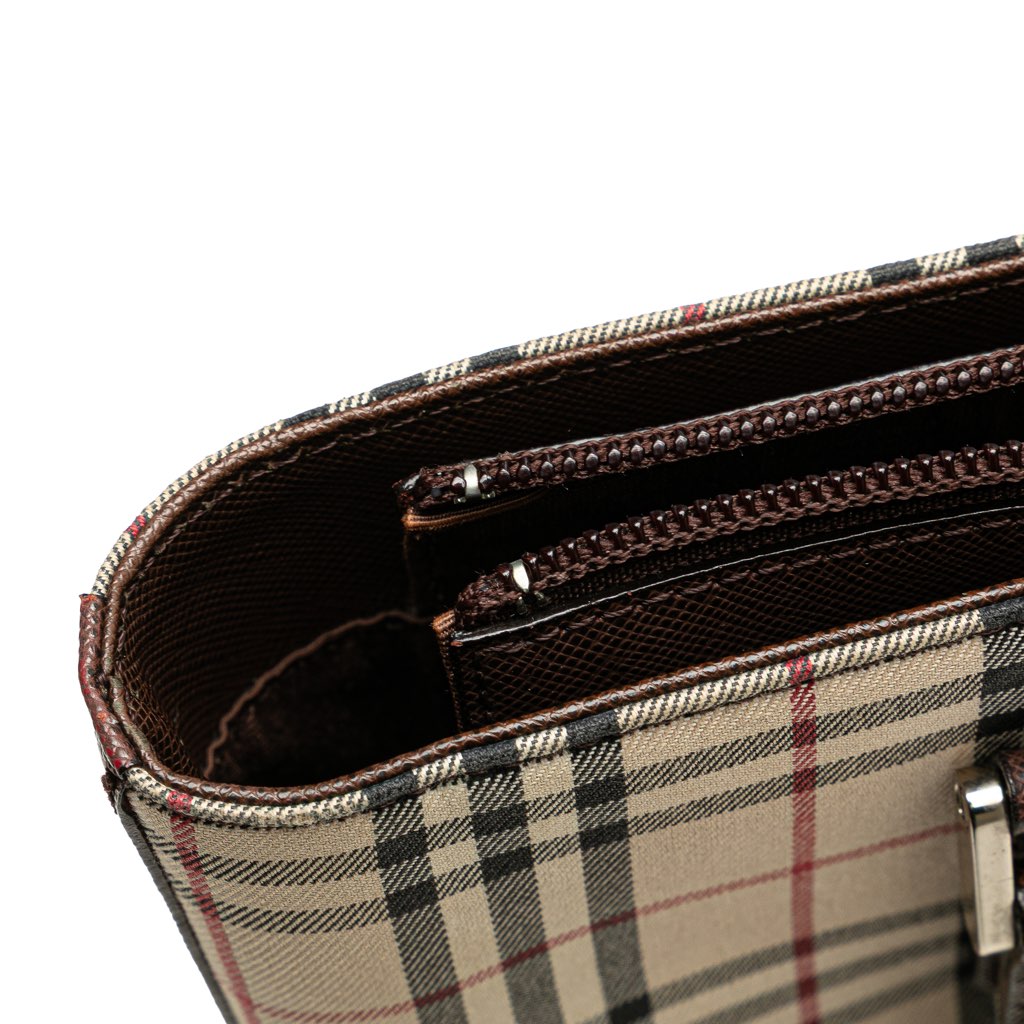 Burberry House Check Canvas Tote - Image 11