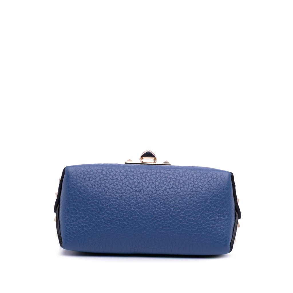 Valentino Mini Pebbled Calfskin Rockstud Flap Crossbody - 3