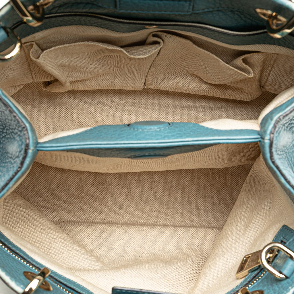 Gucci Small Calfskin Bamboo Shopper Satchel - 4