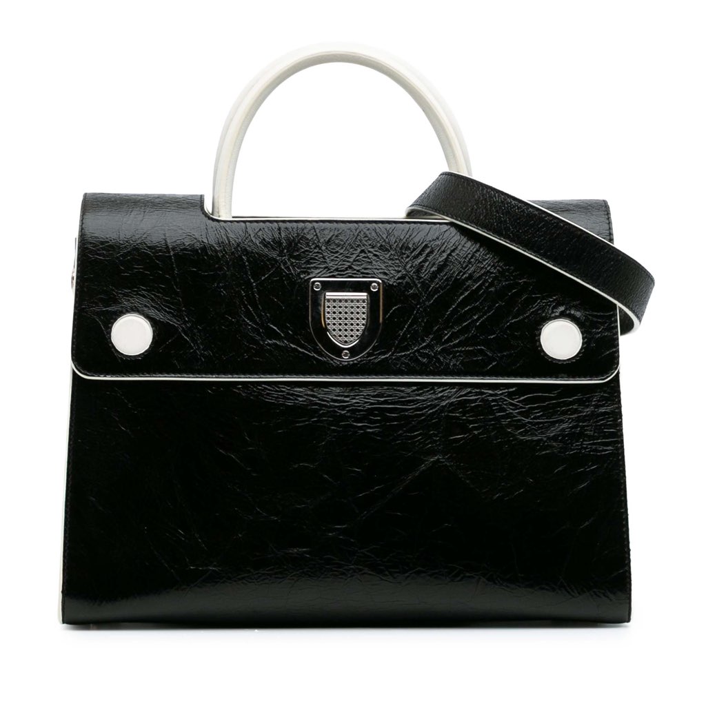 Dior Medium Crinkled Calfskin Diorever Satchel