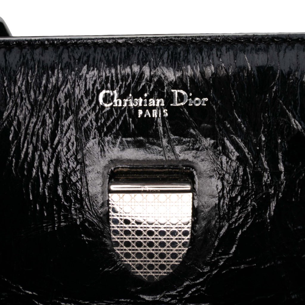Dior Medium Crinkled Calfskin Diorever Satchel - 5