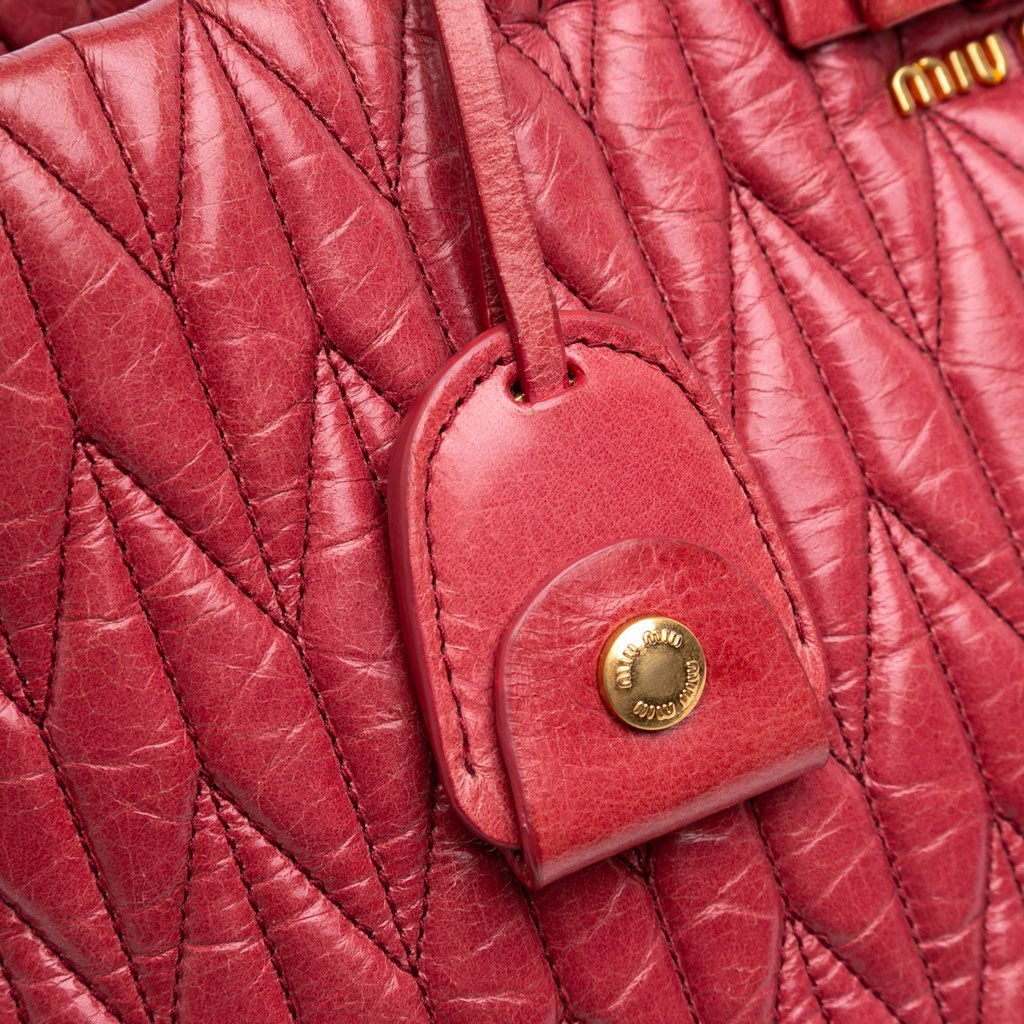 Miu Miu Matelasse Lambskin Satchel - Detail 2