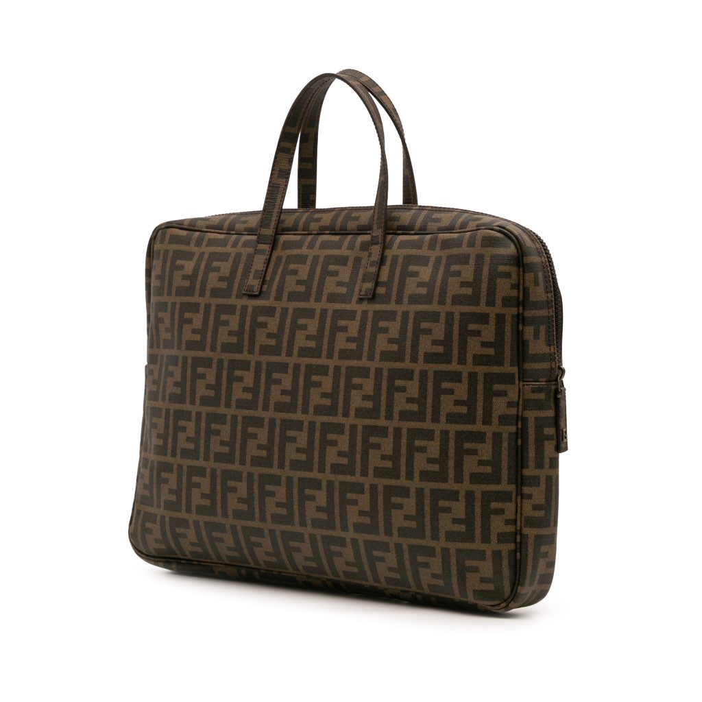 Fendi Zucca Coated Canvas Business Bag - 2