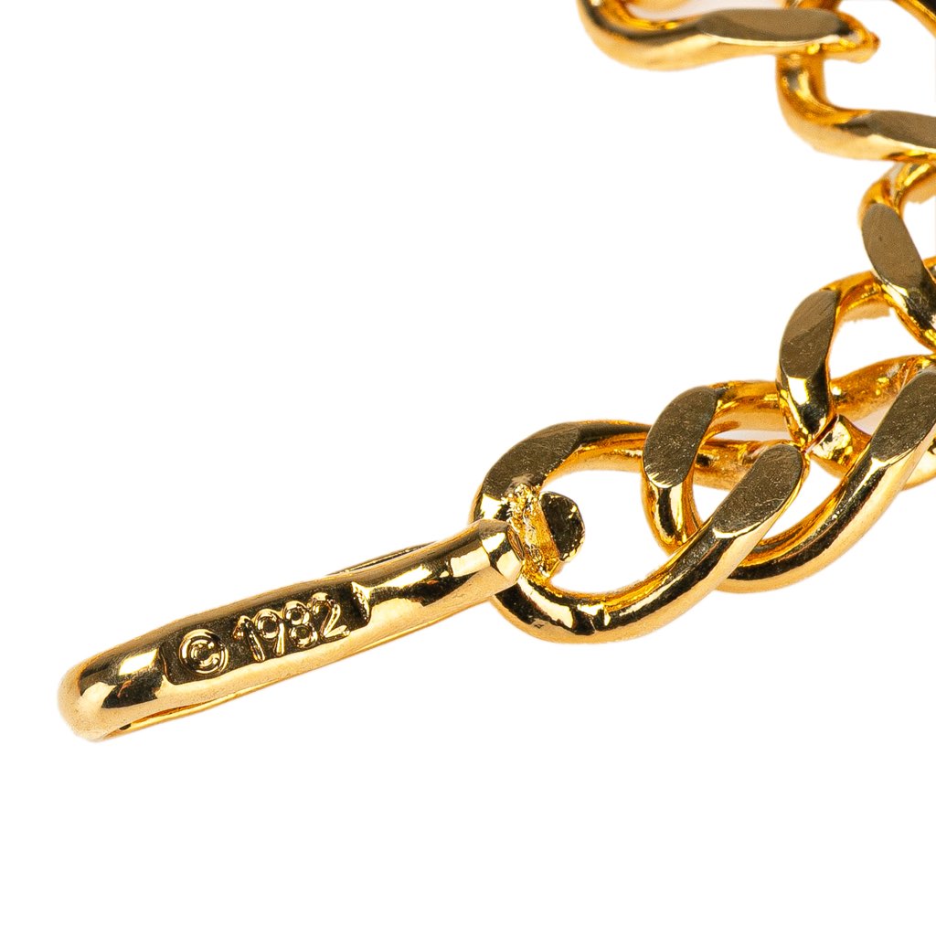 Chanel Gold Plated CC Round Chain Belt - 3