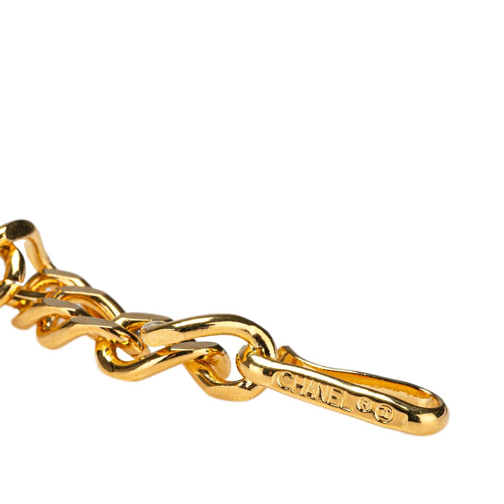 Chanel Gold Plated CC Round Chain Belt - 4