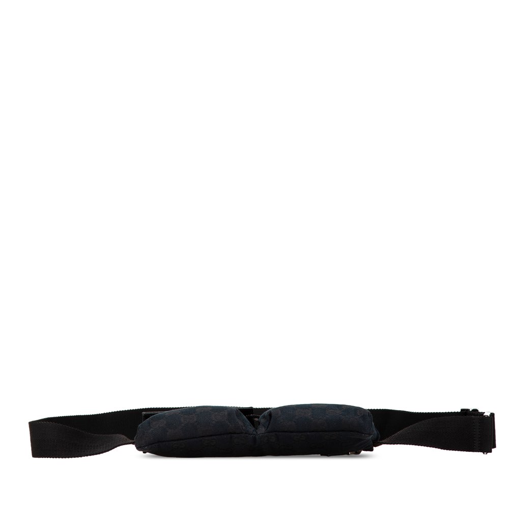 Gucci GG Canvas Double Pocket Belt Bag - 3