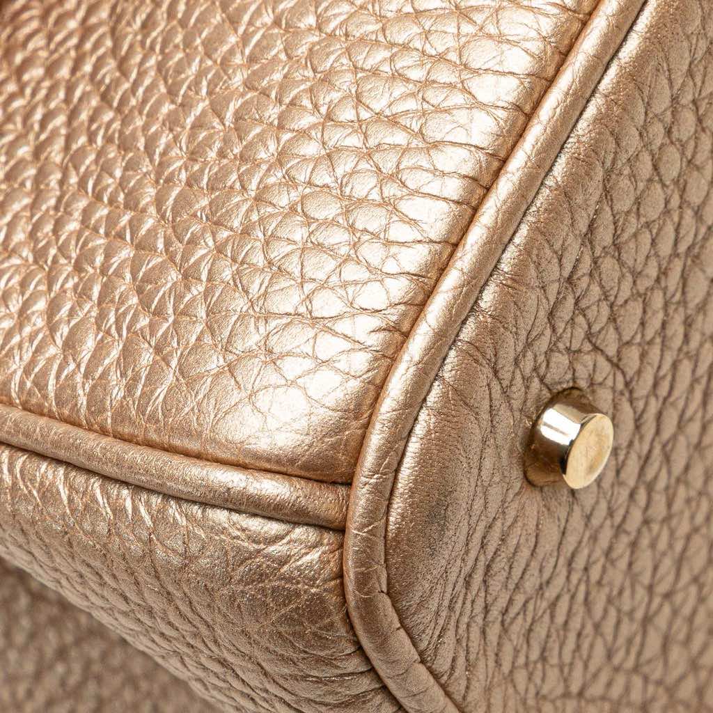 Dior Mini Metallic Grained Calfskin Be Dior Flap - Image 10