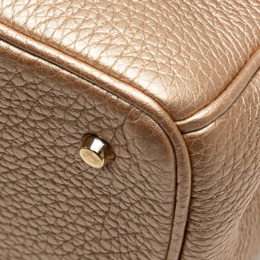 Dior Mini Metallic Grained Calfskin Be Dior Flap - Image 11
