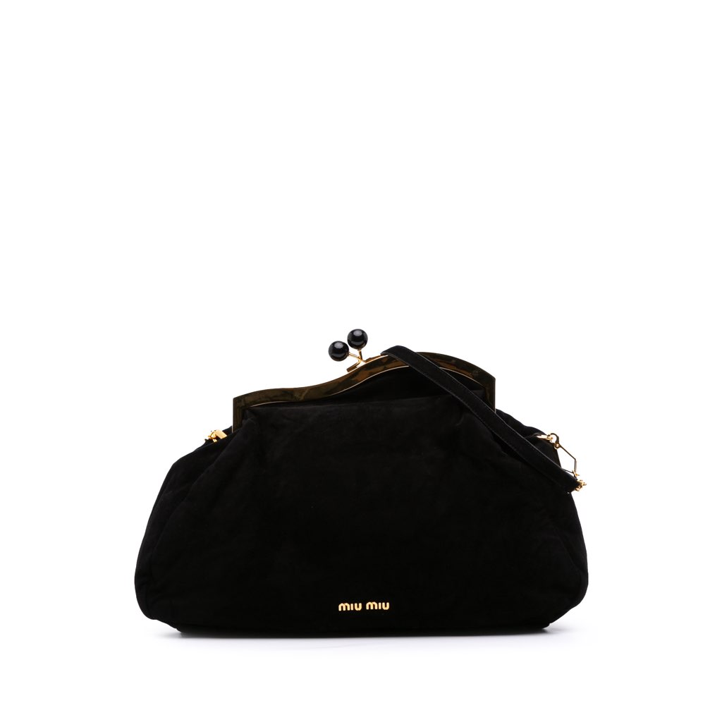 Miu Miu Suede Evening Bag