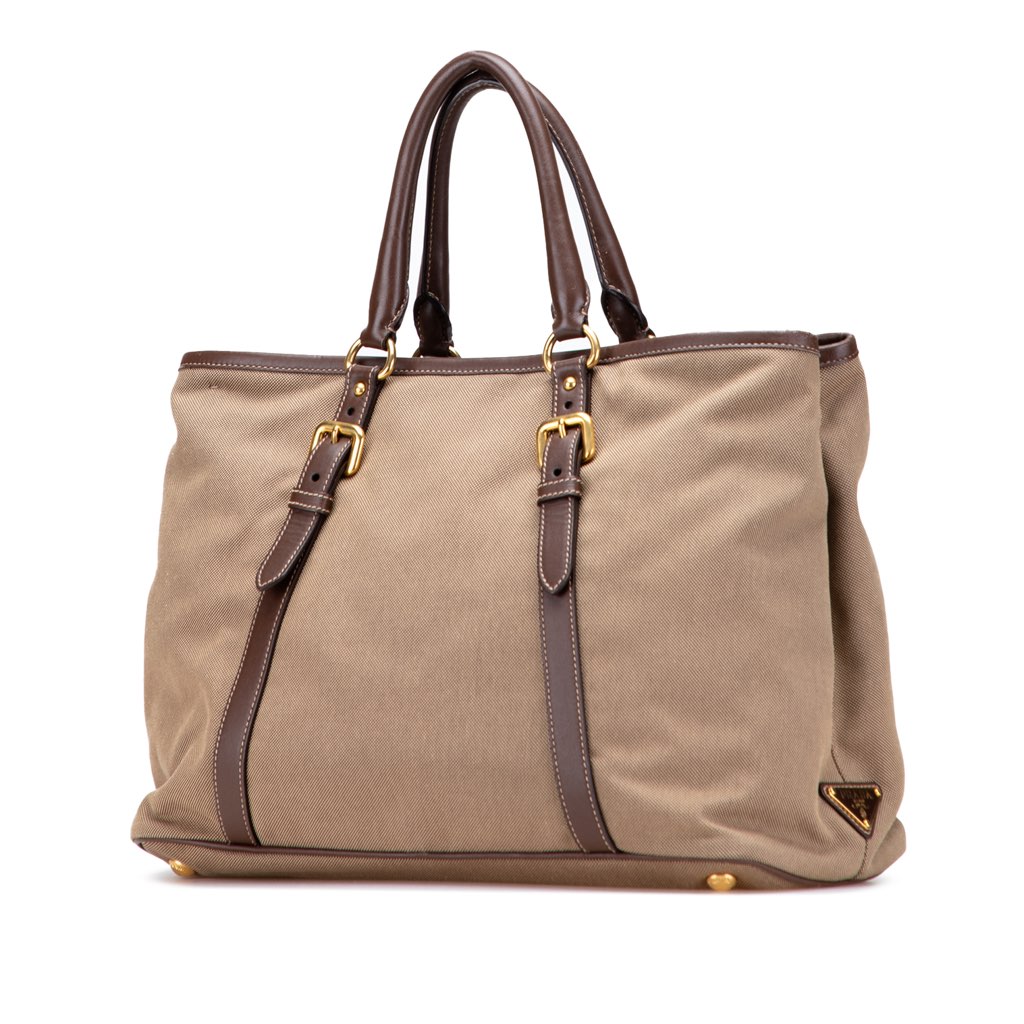 Prada Canvas Canapa Logo Satchel - 2