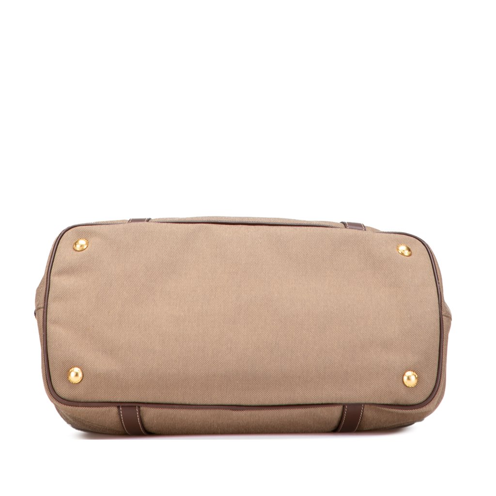 Prada Canvas Canapa Logo Satchel - 3