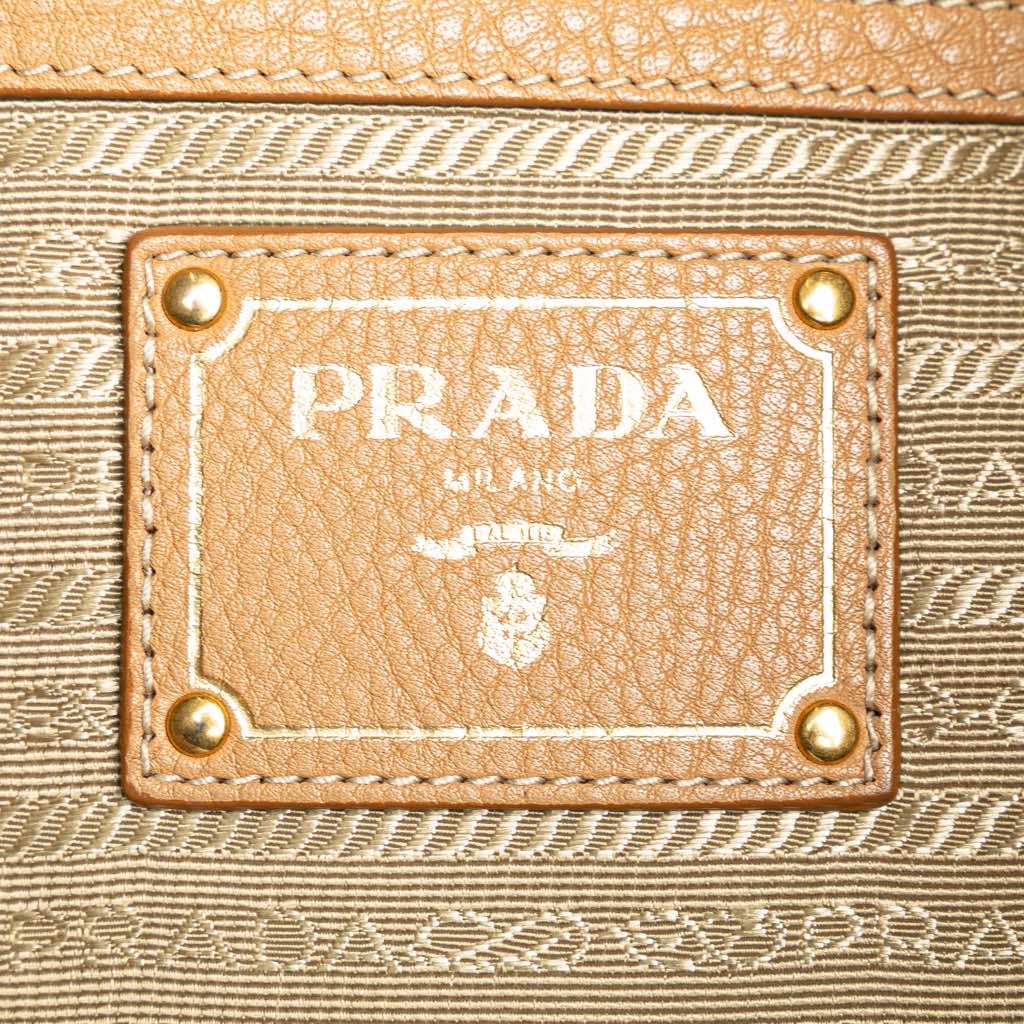 Prada Vitello Daino Tote - Side view