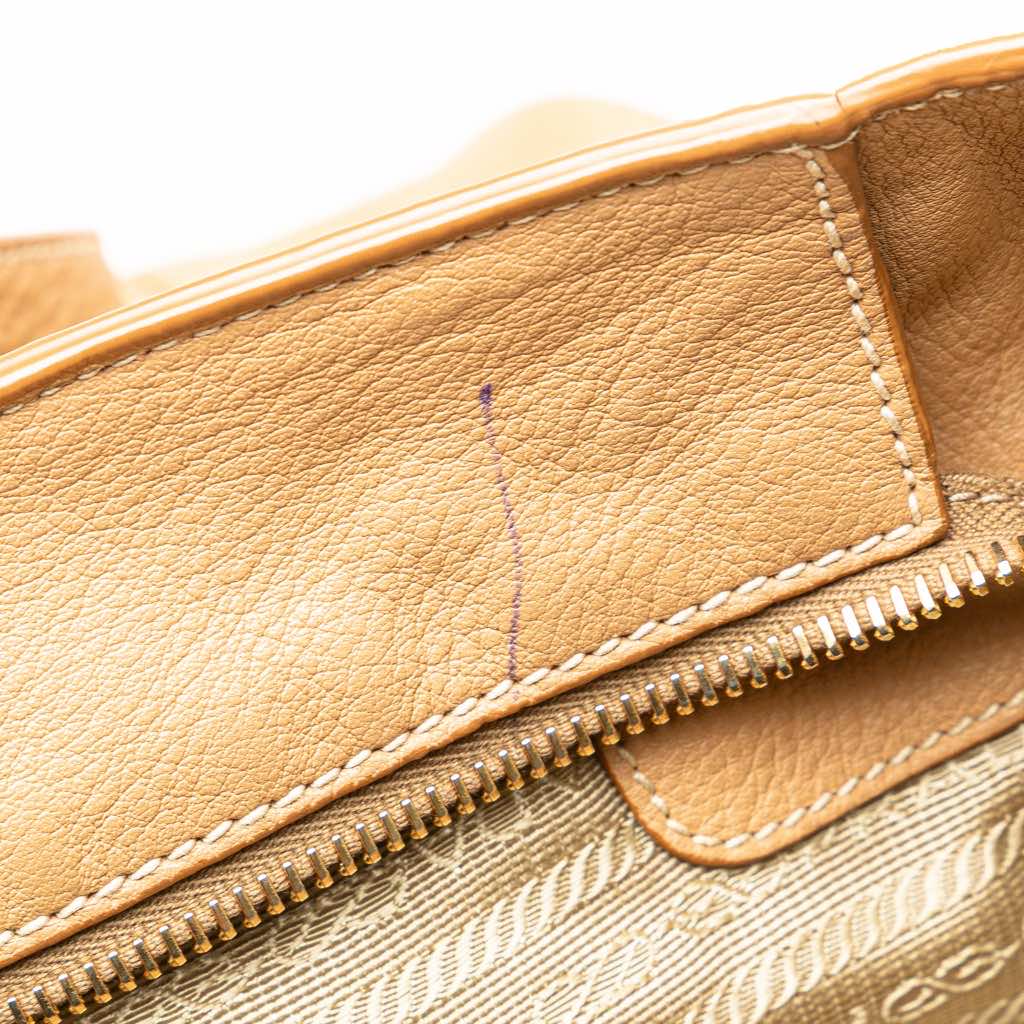 Prada Vitello Daino Tote - Image 11