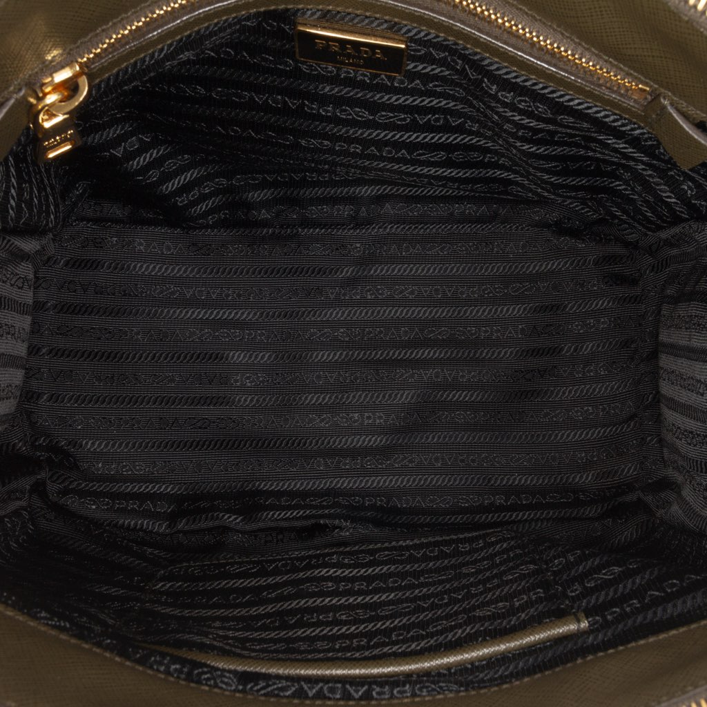 Prada Small Saffiano Lux Galleria Double Zip Satchel - 4