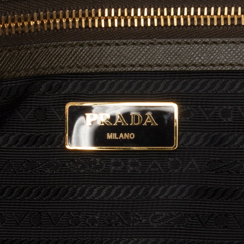 Prada Small Saffiano Lux Galleria Double Zip Satchel - 5