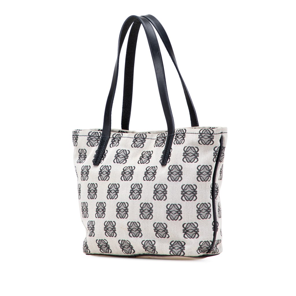 Loewe Anagram Canvas Tote - Back view