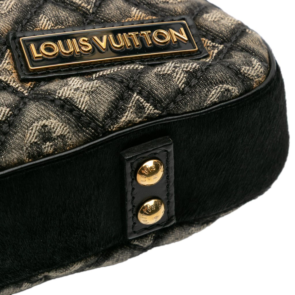Louis Vuitton Quilted Monogram Denim Musette - Image 12