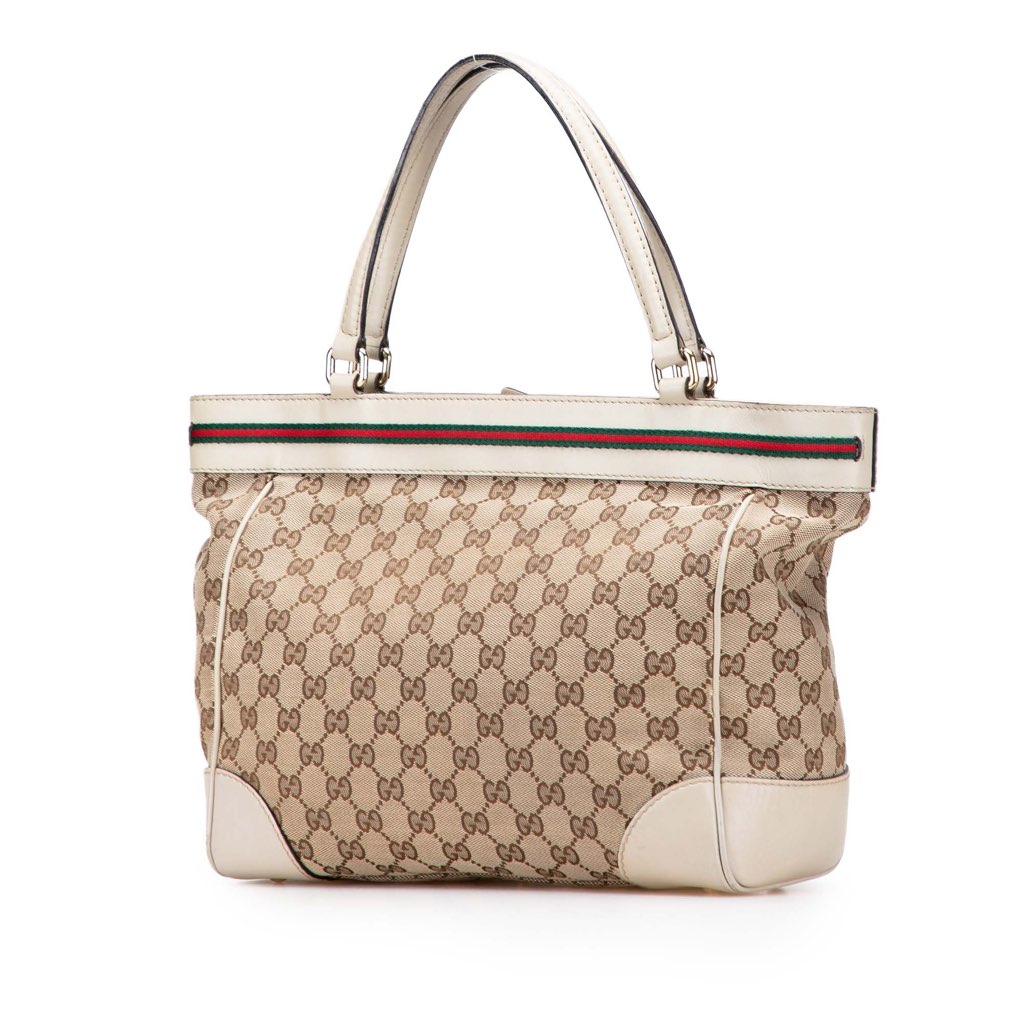 Gucci GG Canvas Mayfair Tote - Back view