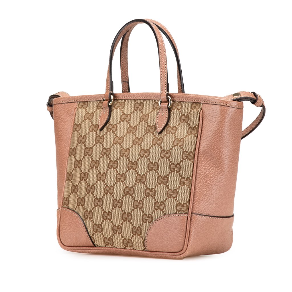 Gucci Small GG Canvas Bree Satchel - Back view