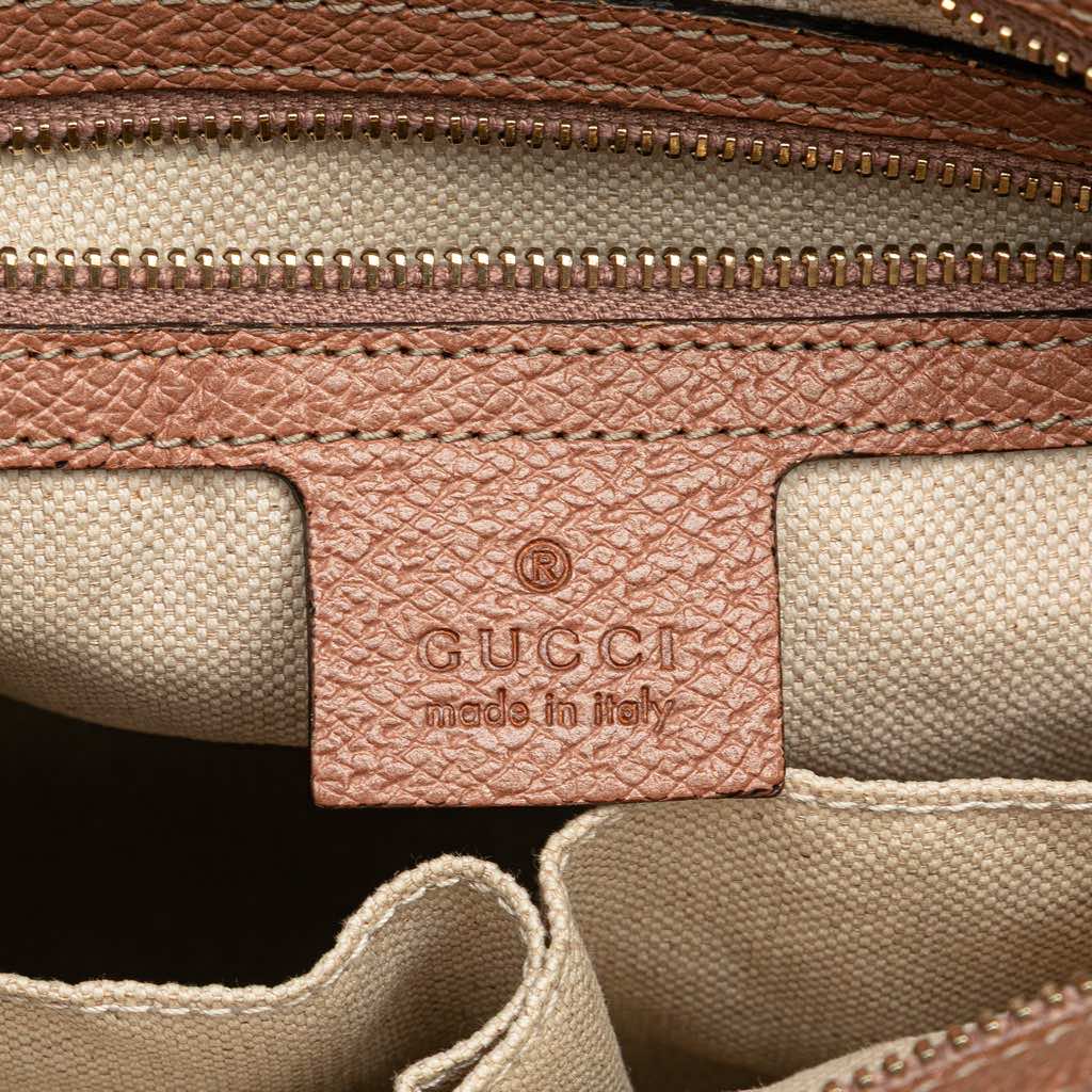 Gucci Small GG Canvas Bree Satchel - Side view