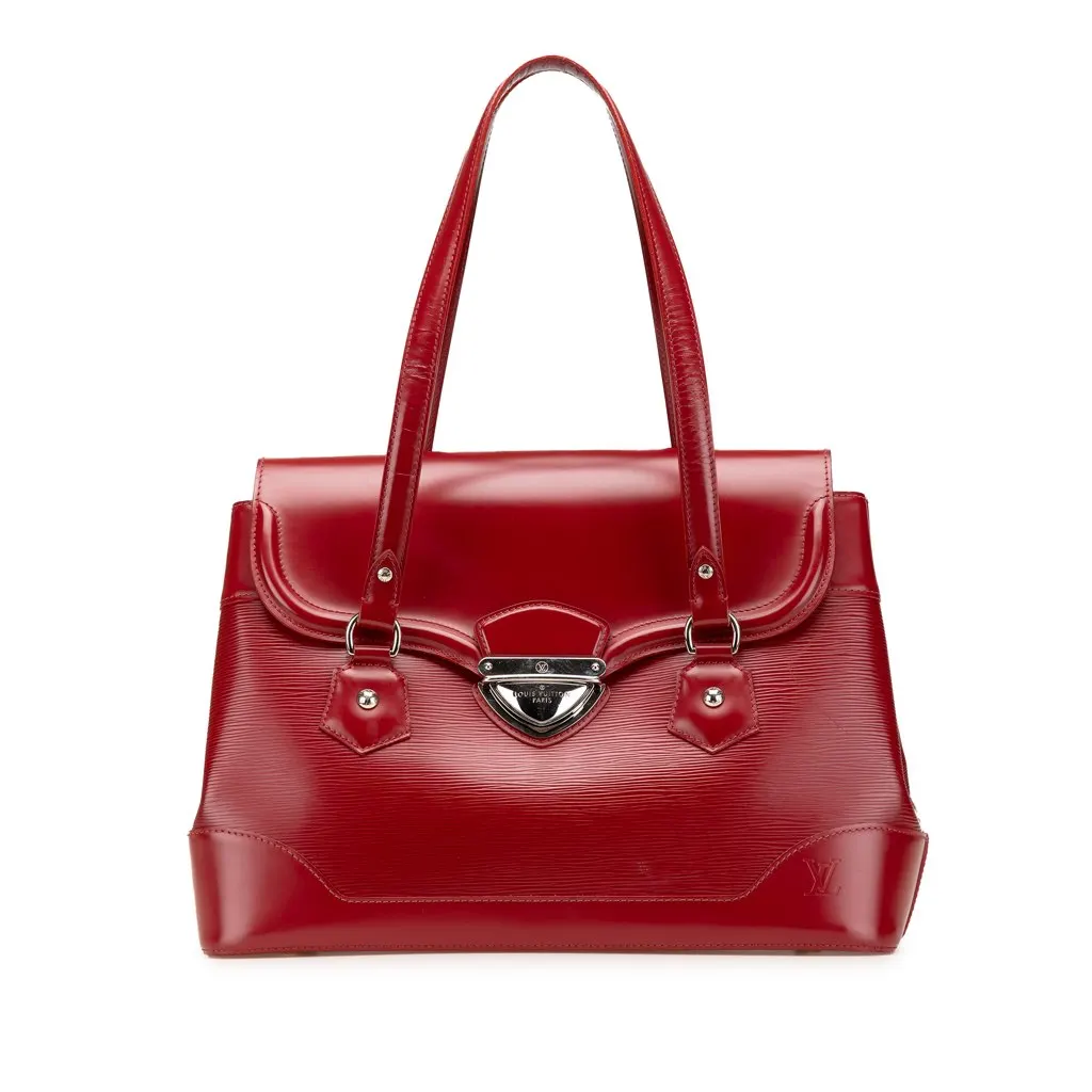 Louis Vuitton Epi Bagatelle GM Red Leather Very good - Front View