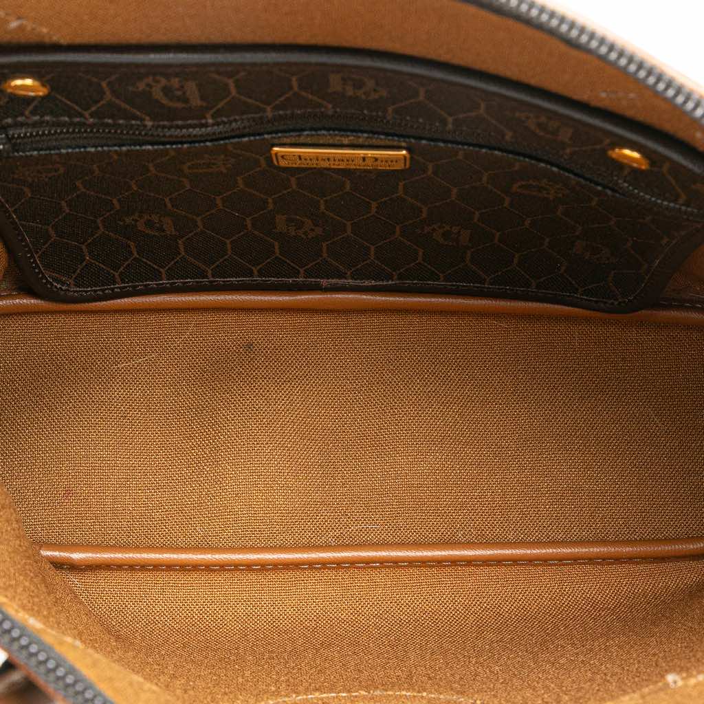 Dior Honeycomb Coated Canvas Dome Handbag - 4