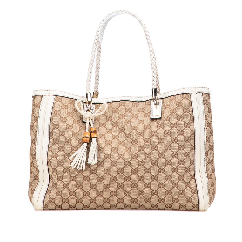 Gucci Medium GG Canvas Bella Tote