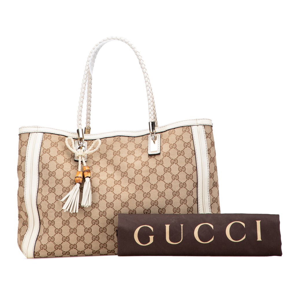Gucci Medium GG Canvas Bella Tote - Image 13