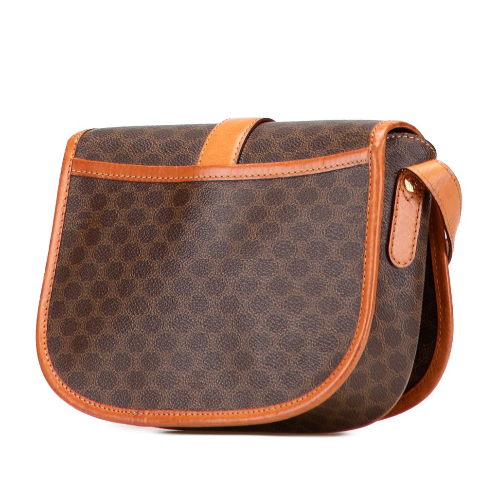 Celine Macadam Coated Canvas Crossbody - 2