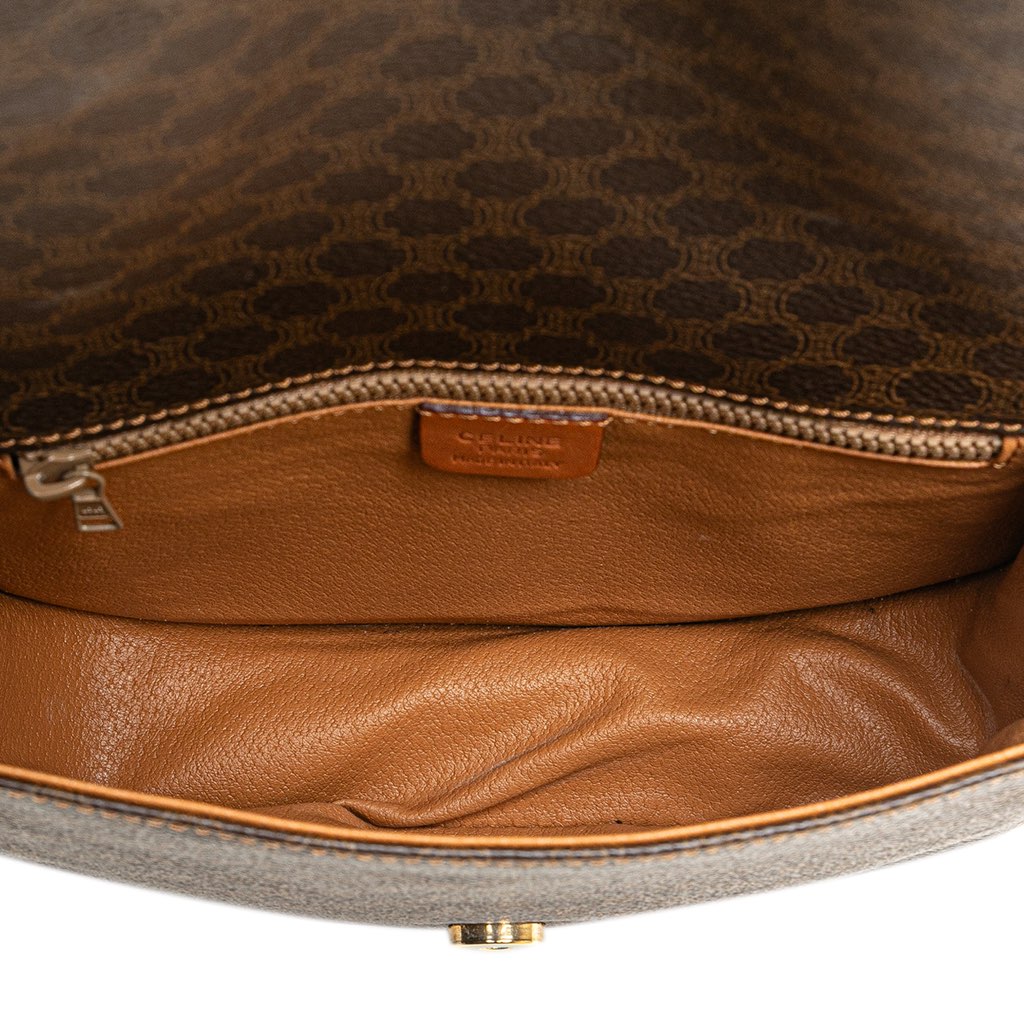 Celine Macadam Coated Canvas Crossbody - 4