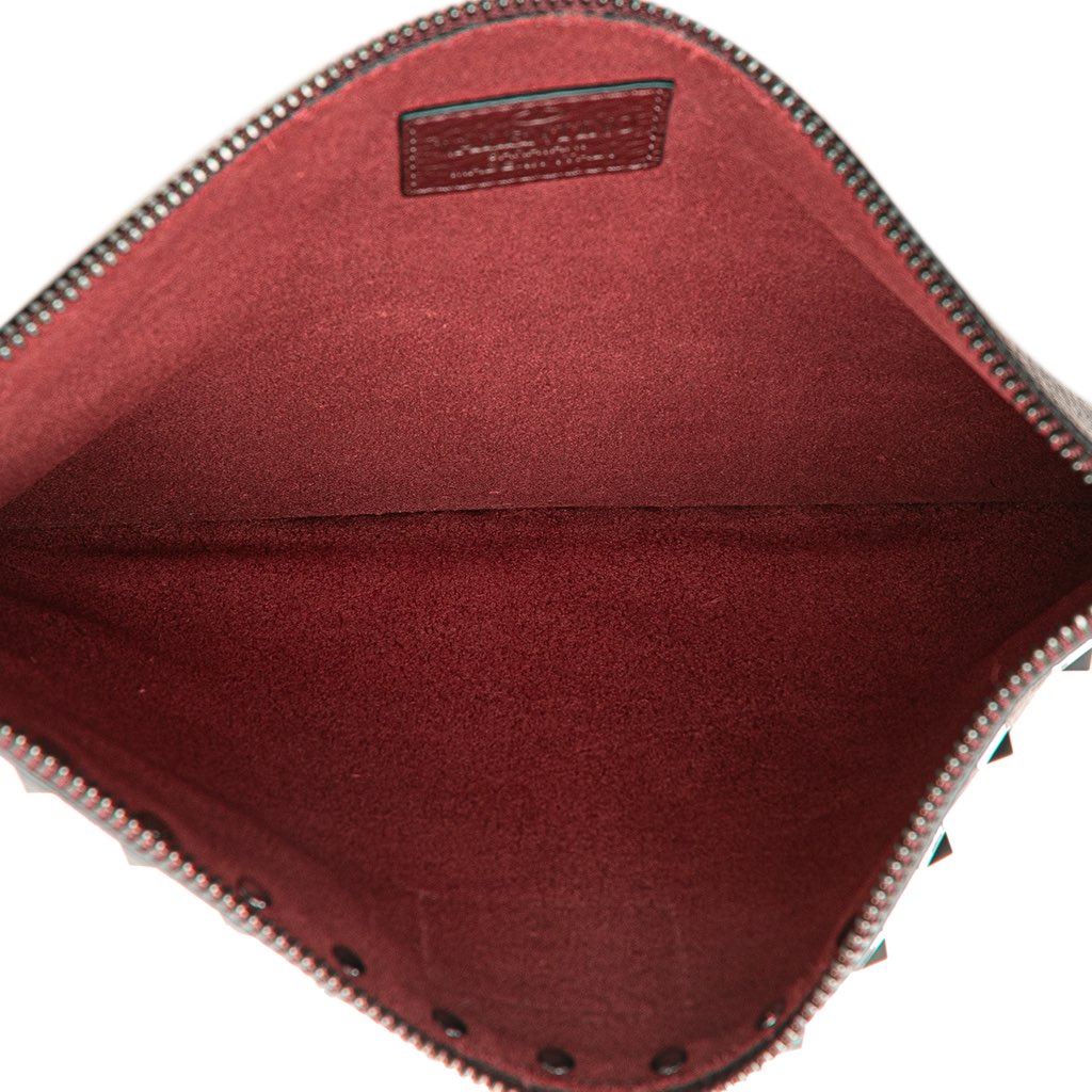 Valentino Rockstud Leather Clutch - 4