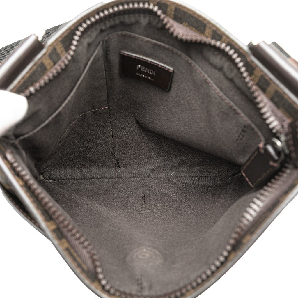 Fendi Zucca Coated Canvas Crossbody - 4